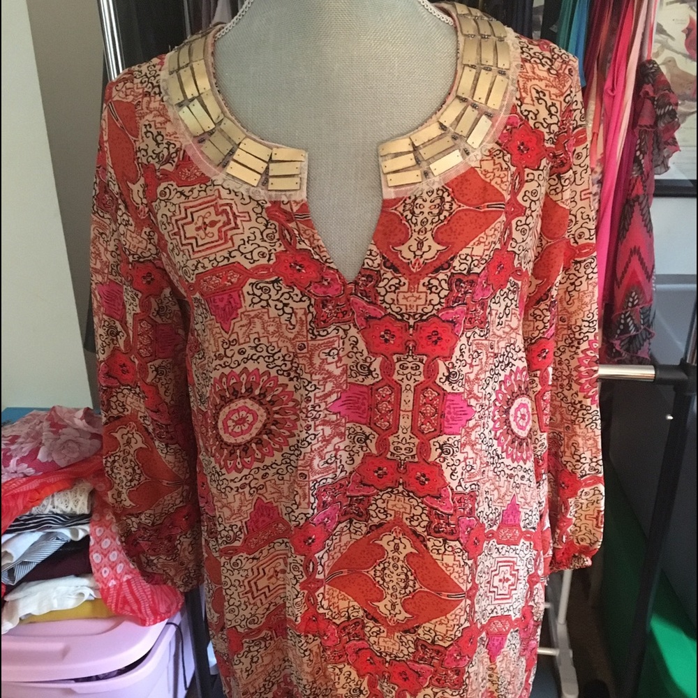 Anthro Peasant Top